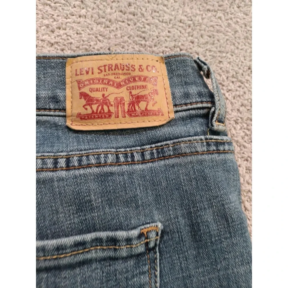 Levi's Classic Bootcut Women's 14L W32 L34 Medium Wash Blue Denim Jeans Tall‎